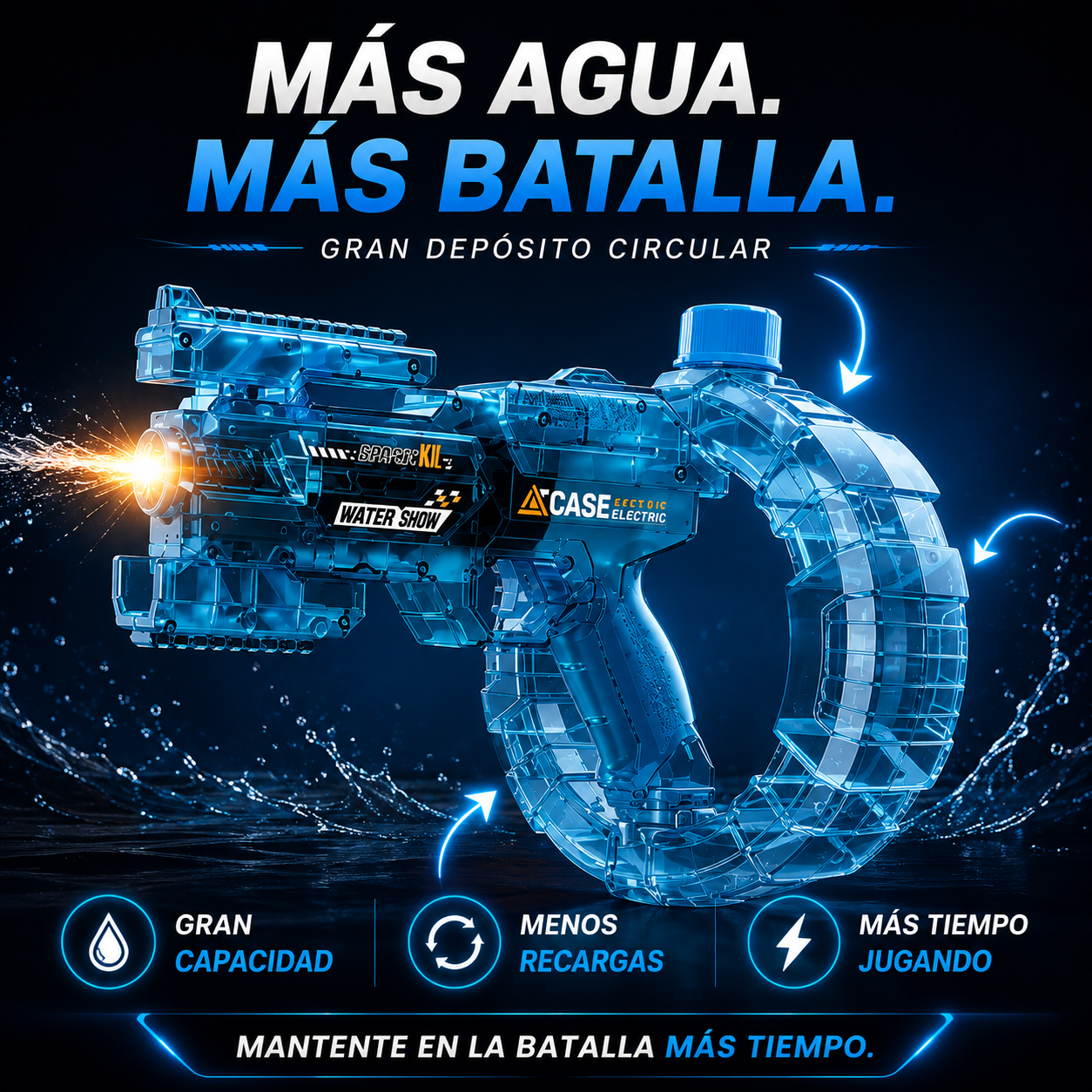 Wet Nation | Pistola de Agua Eléctrica