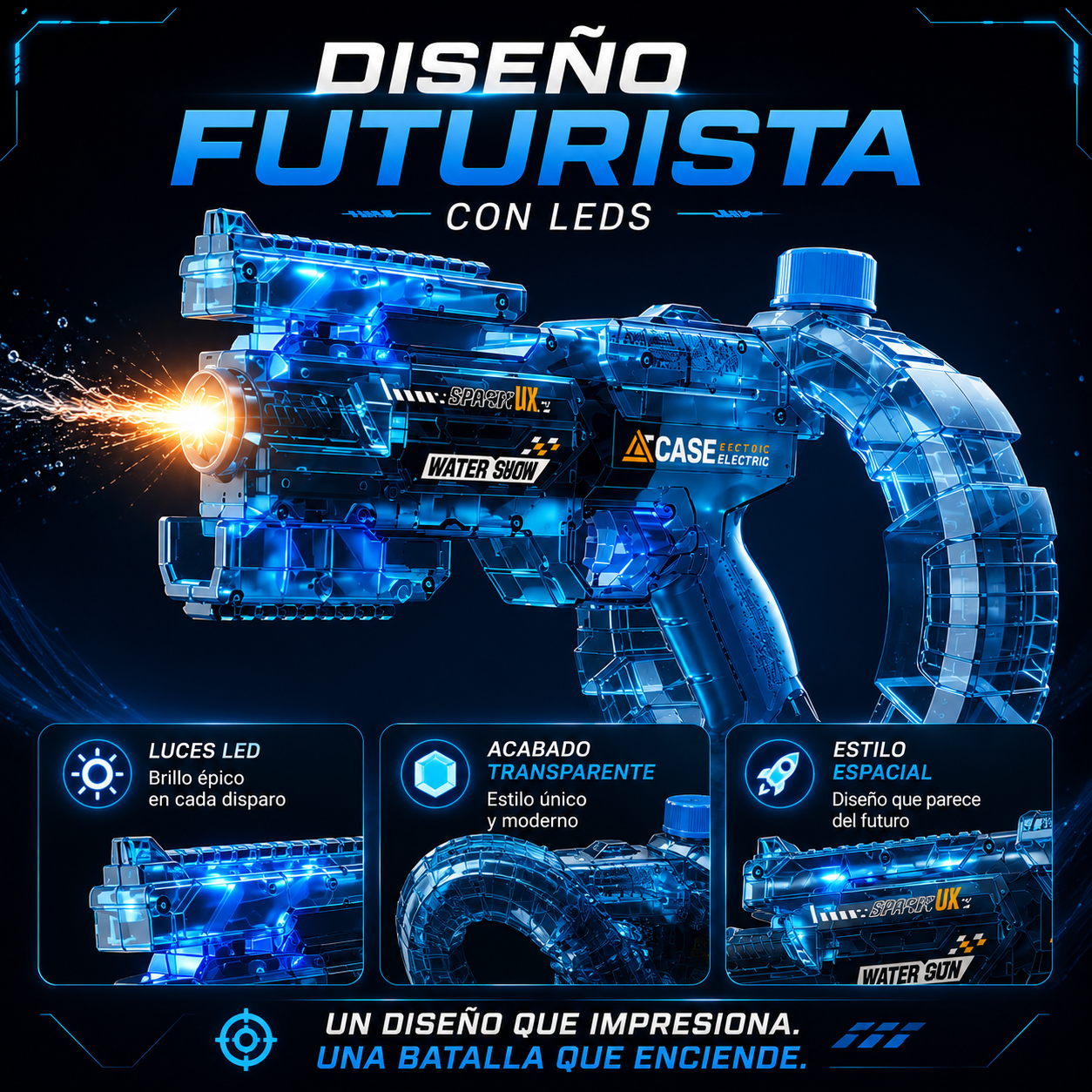 Wet Nation | Pistola de Agua Eléctrica
